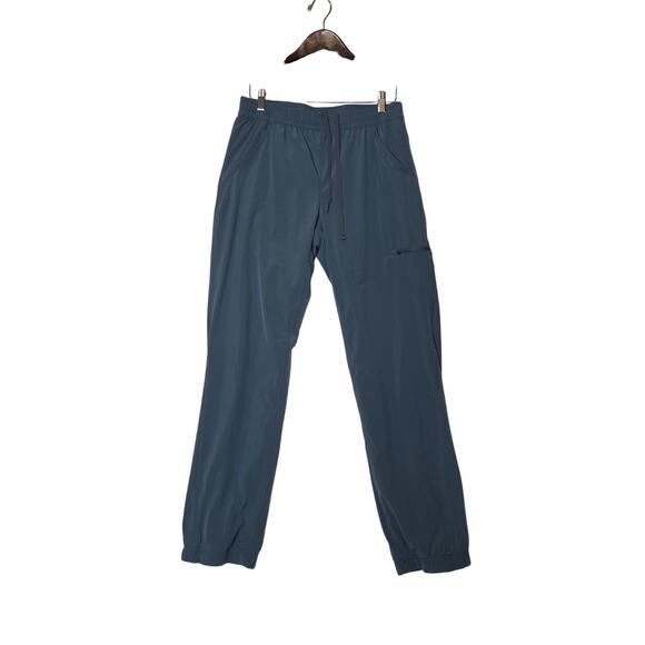 Eddie Bauer size 8 performance pants, gray zip pockets lined warmth, hiking - Picture 1 of 9